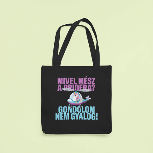 ZShowTime vászontáska - Mivel mész a Pridera?
